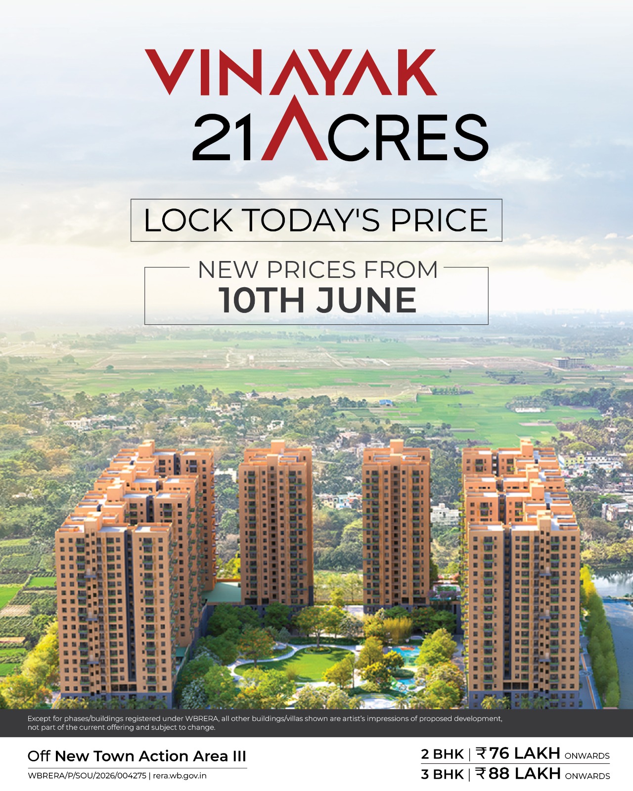 Vinayak 21 Acres gated community Rajarhat Kolkata